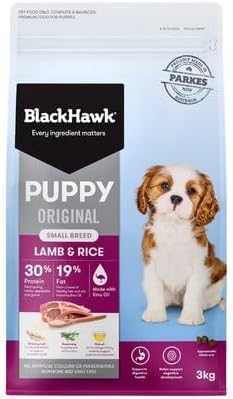 Black Hawk Puppy Small Breed Lamb and Rice Dry Dog Food 3 Kg