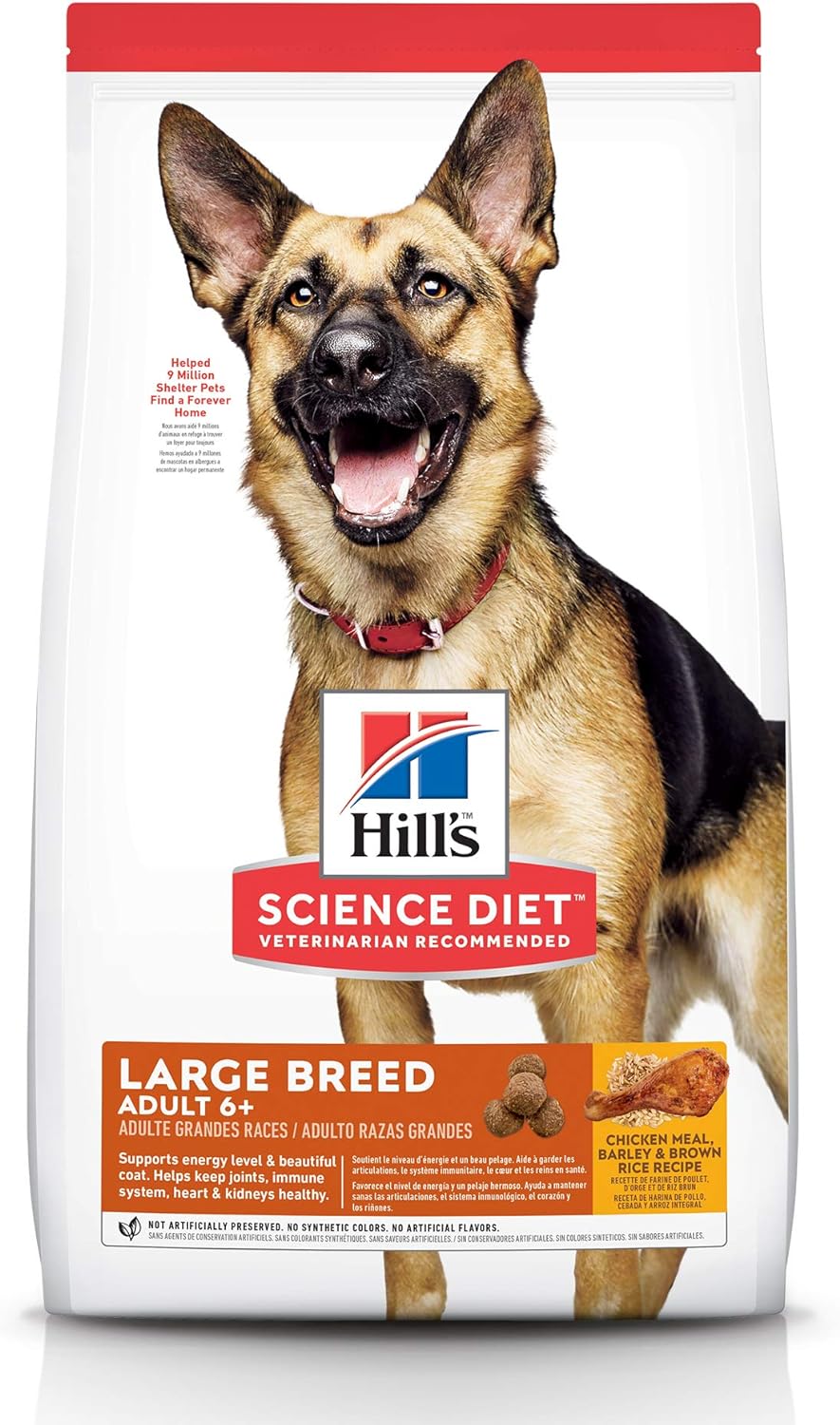 Hill's Adult 6 Plus Large Breed Dry Dog Food, 12 kg